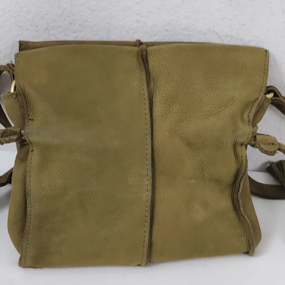 Anthropologie Tela Mini Crossbody by Miss Albright Luxe Nubuck Leather - Picture 11 of 12